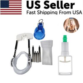 Super Penis Enlargement Extender Vacuum Stretcher Pump Hanger Bigger Enhancement (Combo: Combo 2, size: small)
